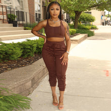 Load image into Gallery viewer, Casual Tank Top Pants Two Piece Set（AY2275）

