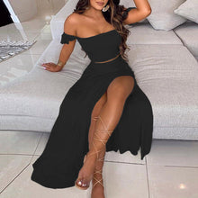 Load image into Gallery viewer, Tube top long skirt suit AY1158
