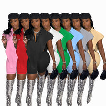 Load image into Gallery viewer, Fashion Cardigan Button Top Shorts Two Piece Set（AY1846）
