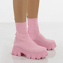 Load image into Gallery viewer, Trendy knitted short boots（HPSD151）
