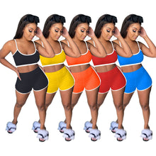 Load image into Gallery viewer, High-elastic tank two-piece suit AY1017
