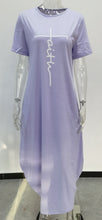 Load image into Gallery viewer, Solid color short-sleeved irregular dress（AY1376）
