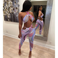 Load image into Gallery viewer, Trendy printed tube top trousers set AY2036
