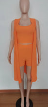 Load image into Gallery viewer, Sling sleeveless solid three piece set AY2015

