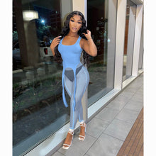 Load image into Gallery viewer, Sexy sheer mesh pants two-piece set AY2032
