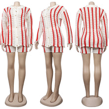 Load image into Gallery viewer, Stripe sweater 2pcs set AY2161
