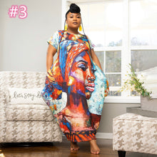 Load image into Gallery viewer, Pocket large loose plus large dress AY2122
