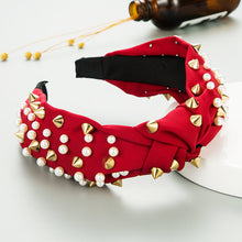 Load image into Gallery viewer, Hot sale inlaid pearl bow headband(
