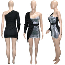 Load image into Gallery viewer, Sexy Sequin Panel Dress（AY1765）
