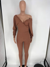 Load image into Gallery viewer, Solid color V-neck jumpsuit (AY1600）
