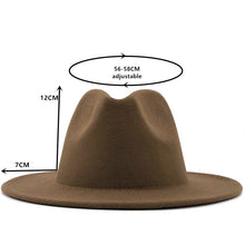 Load image into Gallery viewer, Belt woolen jazz hat(GX4017)

