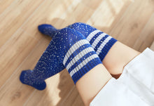 Load image into Gallery viewer, Sexy belt drilled knee long socks（AE4044）
