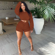 Load image into Gallery viewer, Fashion solid color pleated suit（AY1558)
