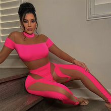 Load image into Gallery viewer, Sexy mesh paneled see-through jumpsuit（AY2235）
