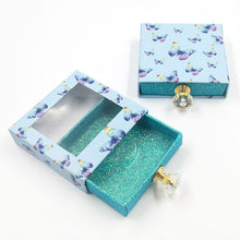 Load image into Gallery viewer, Hot sale butterfly printing false eyelashes packaging box
