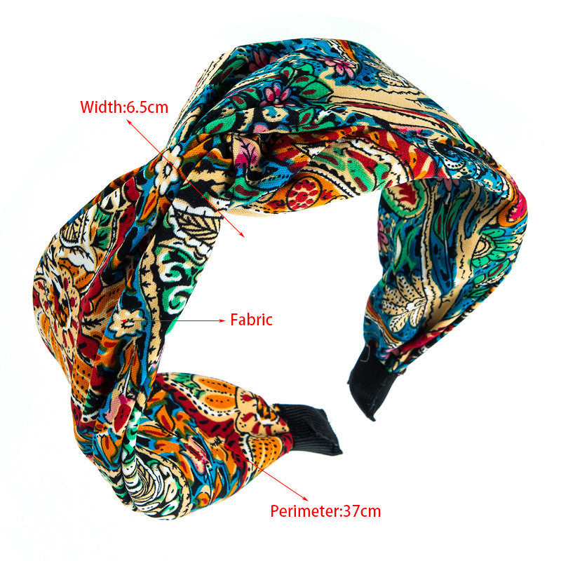 Fashion printing headband（AE4057）