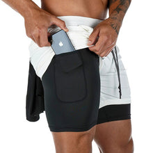 Load image into Gallery viewer, Men&#39;s loose pocket double sports shorts（AY1029)
