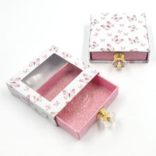 Load image into Gallery viewer, Hot sale butterfly printing false eyelashes packaging box
