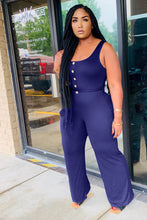 Load image into Gallery viewer, Summer Stitching wide-leg jumpsuit AY1007
