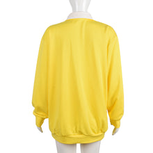 Load image into Gallery viewer, Zip Lapel Long Sleeve Letter Top（AY2401）
