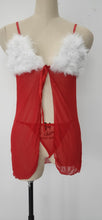 Load image into Gallery viewer, Sexy deep V perspective plush underwear（With plush bracelet）AY1606
