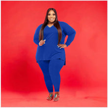 Load image into Gallery viewer, Fashion casual solid color two-piece suit（AY1276)

