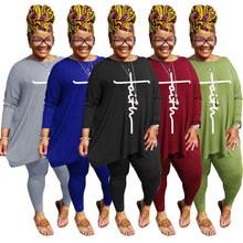 Load image into Gallery viewer, printing fashion casual two-piece women（AY1258）
