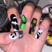 Load image into Gallery viewer, Halloween Phantom Manicure Bat Nail（AE4116）
