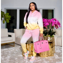 Load image into Gallery viewer, Casual Gradient Printed Sweatshirt Set（AY1456）
