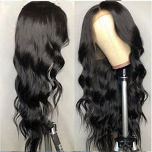 Load image into Gallery viewer, Human Hair 180% Density Lace Front Wigs Body Wave 13x4 Natural Color Wigs(AH5050)
