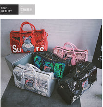 Load image into Gallery viewer, Hot selling fashion sequin travel bag
