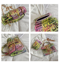 Load image into Gallery viewer, Graffiti transparent jelly bag（AB2054）
