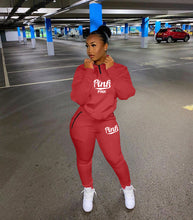 Load image into Gallery viewer, Fashion printed letter sports suit（AY1363)

