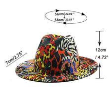 Load image into Gallery viewer, Fashion cool color matching jazz hat（AE4072）
