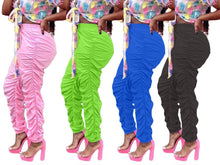 Load image into Gallery viewer, Hot selling pleated colorful pants
