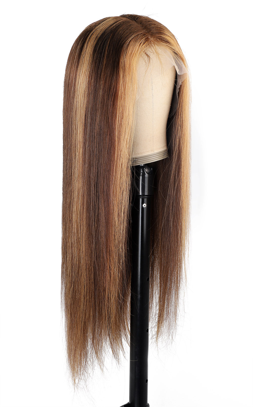 Human hair P4/27 T-shaped lace straight Lace wig(AH5037)