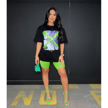Load image into Gallery viewer, Fashion print matching two piece set AY2007
