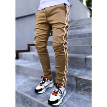 Load image into Gallery viewer, Spring and autumn stretch reflective straight tube sports fitness casual pants for men(AY2576)
