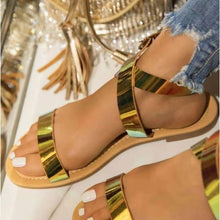 Load image into Gallery viewer, Summer flat laser sandals HPSD038

