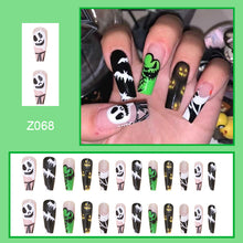 Load image into Gallery viewer, Halloween Phantom Manicure Bat Nail（AE4116）
