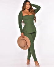 Load image into Gallery viewer, Fashion long-sleeved high-slit pit strip suit（AY1496）
