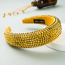 Load image into Gallery viewer, Hot selling flash diamond broad brim headband

