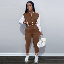 Load image into Gallery viewer, Long-sleeved baseball uniform two-piece suit（AY1438）
