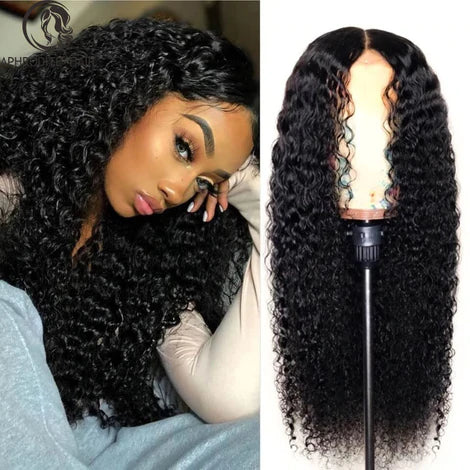 13*4 180% Lace front wigs Curly wave (AH5049)