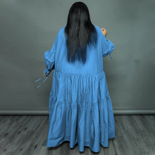 Load image into Gallery viewer, Long sleeve lace up oversize dress(AY2446)
