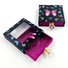 Load image into Gallery viewer, Hot sale butterfly printing false eyelashes packaging box
