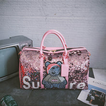 Load image into Gallery viewer, Hot selling fashion sequin travel bag
