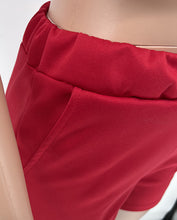 Load image into Gallery viewer, Fashion letter stitching shorts baseball uniform two piece set（AY1782）

