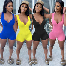 Load image into Gallery viewer, Sexy V-neck tank top jumpsuit AY1101
