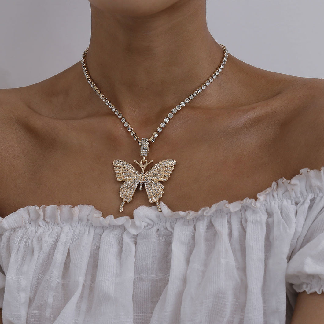 Hot selling butterfly necklace